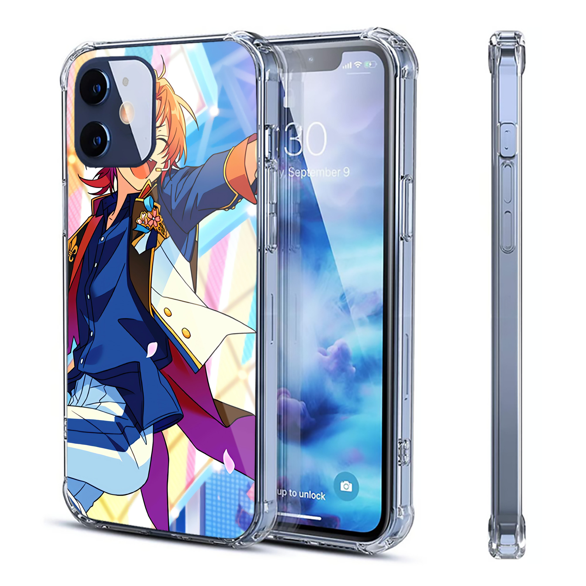 （画像用） あんさんぶるスターズ! Ensemble Stars 【iPhone 12シリーズ対応】透明スマホケース（クリアソフトケース）